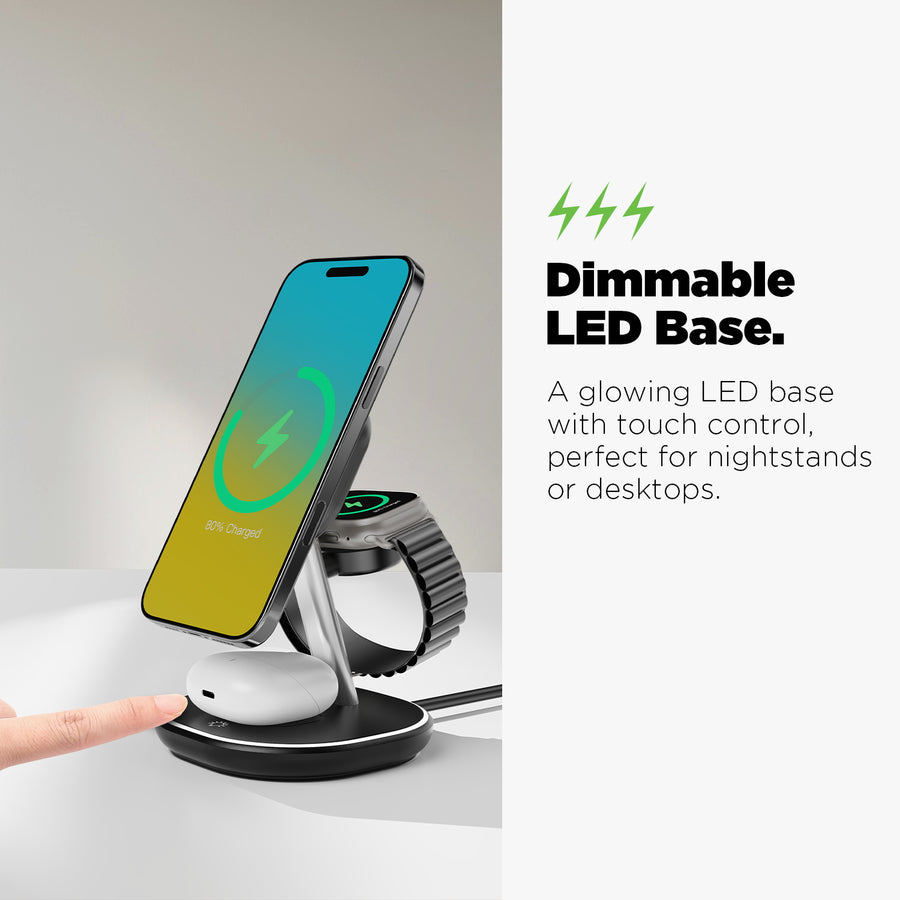 AmpNergy MagStance 3-in-1 Wireless Charging Stand - Black - ACGWIRC18BK-11.jpg