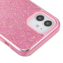 Asmyna Encrusted Rhinestones Hybrid Case for Apple iPhone 12 mini - Electroplated Pink / Pink - AIP12CSFSSD142-3.jpg