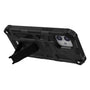 Asmyna Sturdy Hybrid Protector Cover (with Stand) for Apple iPhone 12 mini - Black / Black - AIP12CSFSSS001-3.jpg