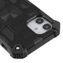 Asmyna Sturdy Hybrid Protector Cover (with Stand) for Apple iPhone 12 mini - Black / Black - AIP12CSFSSS001-4.jpg