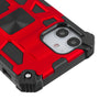 Asmyna Sturdy Hybrid Protector Cover (with Stand) for Apple iPhone 12 mini - Red / Black - AIP12CSFSSS003-4.jpg