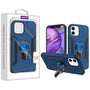 Asmyna Hybrid Protector Cover (with Ring Stand) for Apple iPhone 12 mini - Ink Blue / Black - AIP12CSFSSS552-1.jpg
