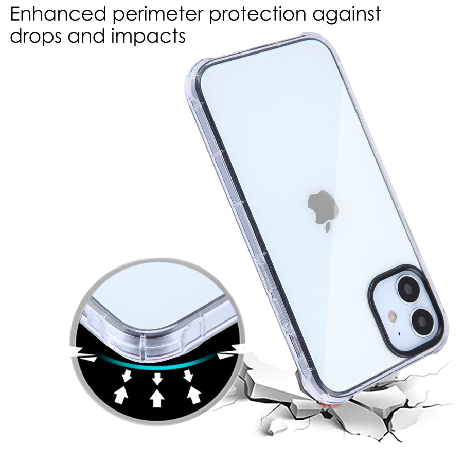 Asmyna Corner Guard Candy Skin Cover for Apple iPhone 12 mini - Transparent Clear - AIP12CSTPUS831-6.jpg
