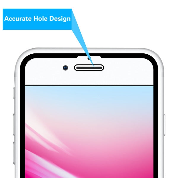 Asmyna Full Coverage Tempered Glass Screen Protector for Apple iPhone 8/7/iPhone SE (2022) / SE (2020) - Black - AIPHONE8LCDSCPR85A-3.jpg