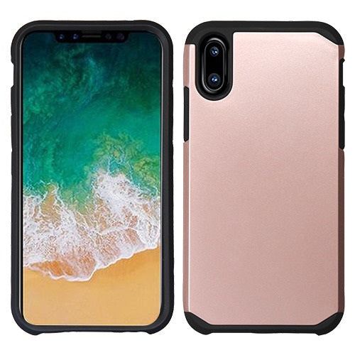 Asmyna Astronoot Protector Cover for Apple iPhone XS/X - Rose Gold / Black - AIPHONEXHPCSAAS34AWP-1.jpg