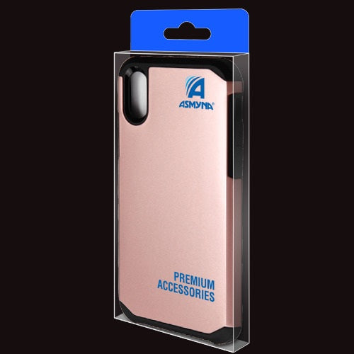 Asmyna Astronoot Protector Cover for Apple iPhone XS/X - Rose Gold / Black - AIPHONEXHPCSAAS34AWP-5.jpg