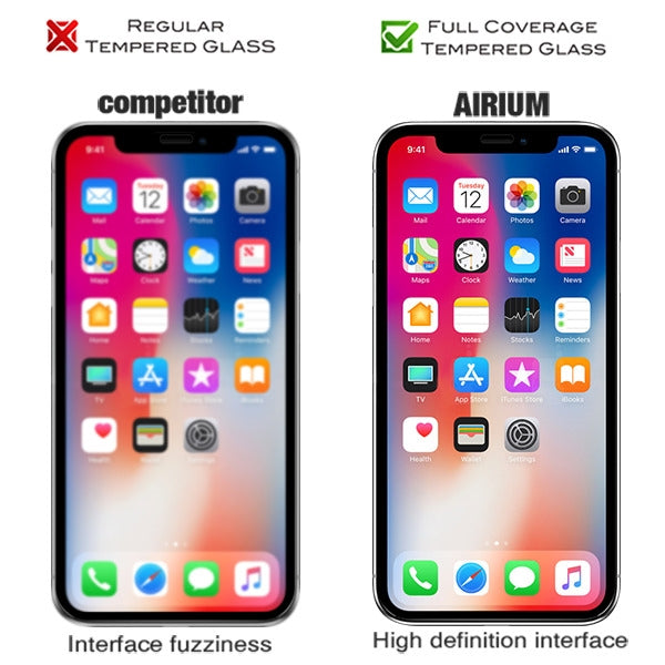 Asmyna Full Coverage Tempered Glass Screen Protector for Apple iPhone XS/X / 11 Pro - Black - AIPHONEXLCDSCPR85A-6.jpg