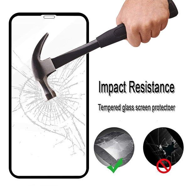 Asmyna Full Coverage Tempered Glass Screen Protector for Apple iPhone XS/X / 11 Pro - Black - AIPHONEXLCDSCPR85A-8.jpg