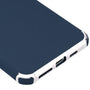 Asmyna Frosted Klarion Candy Skin Cover for Apple iPhone XS Max - Electroplating Silver / Ink Blue - AIPXSMAXCASKCAACHSO003WP-3.jpg