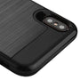 Asmyna Brushed Hybrid Protector Cover for Apple iPhone XS Max - Black / Black - AIPXSMAXHPCSAAS351WP-3.jpg