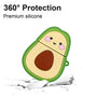 MyBat 3D Cartoon Silicone Case for Apple AirPods with Wireless Charging Case - Avocado - AIRPODSCASK112-5.jpg