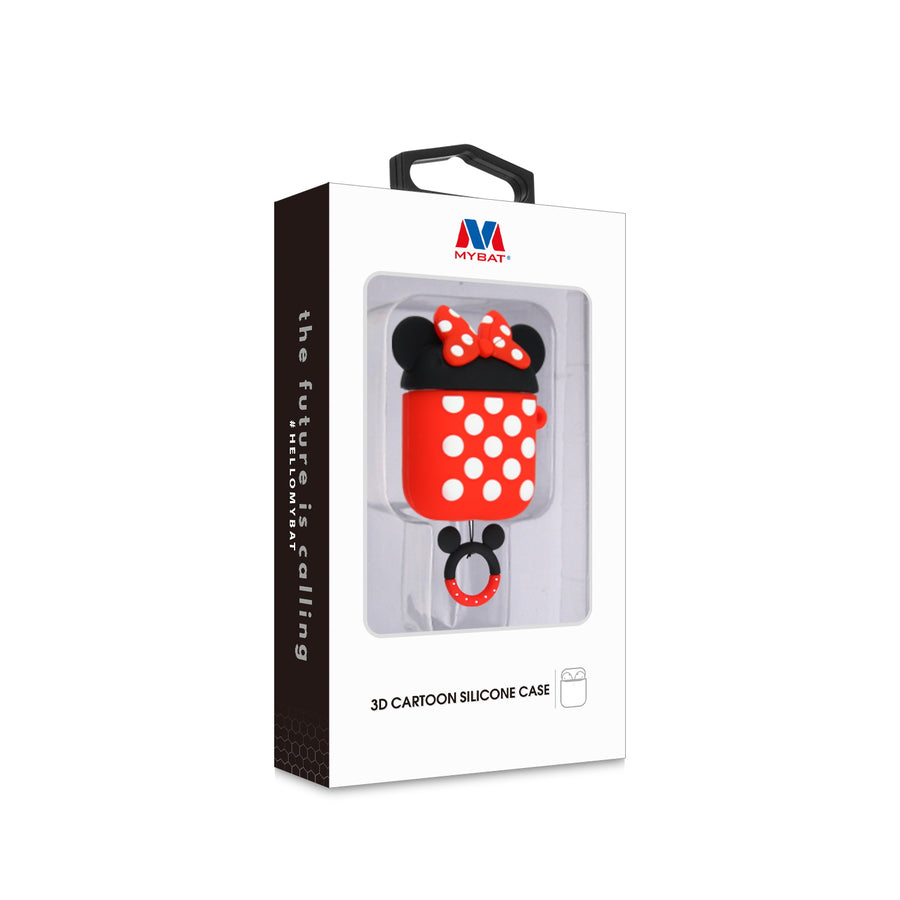 MyBat 3D Cartoon Silicone Case for Apple AirPods with Wireless Charging Case - Minnie - AIRPODSCASK191-8.jpg