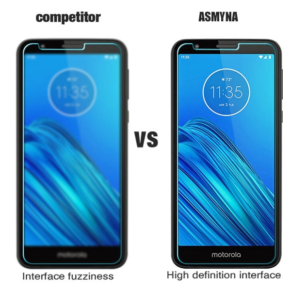 Asmyna Tempered Glass Screen Protector (2.5D) for Motorola Moto E6 - Clear - AMOTE6LCDSCPR81-4.jpg