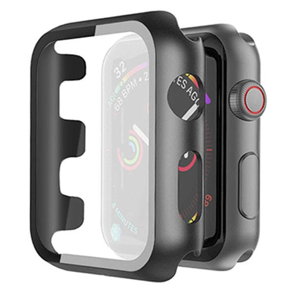 MyBat Fusion Protector Cover (with Tempered Glass Screen Protector) for Apple Watch Series 4 44mm/Watch SE 3 44mm / Watch SE (2022) 44mm - Black - APLWCH44HPCFSSO681-2.jpg