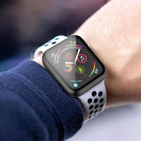 MyBat Fusion Protector Cover (with Tempered Glass Screen Protector) for Apple Watch Series 4 44mm/Watch SE 3 44mm / Watch SE (2022) 44mm - Black - APLWCH44HPCFSSO681-8.jpg