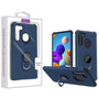 Asmyna Rubberized Hybrid Case (with Ring Stand) for Samsung Galaxy A21 - Ink Blue / Black - ASA21CSFSSS052-1.jpg