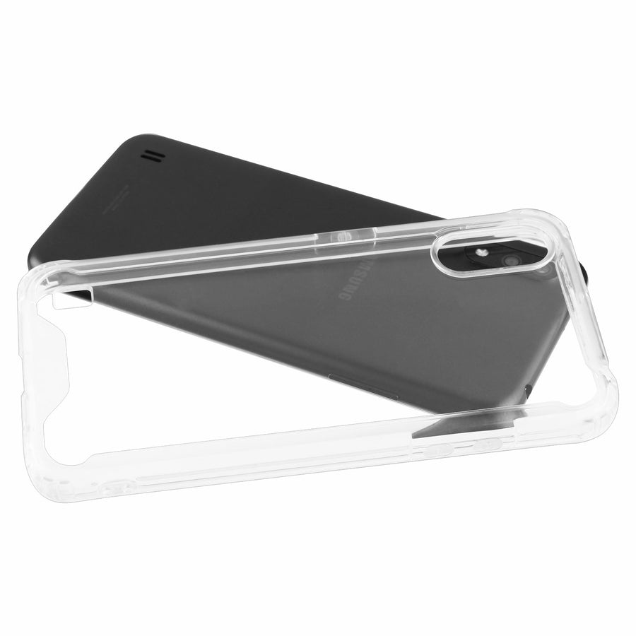 Asmyna Sturdy Gummy Cover for Samsung Galaxy A01 - Highly Transparent Clear / Transparent Clear - ASAMA01CASKGM0141-3.jpg