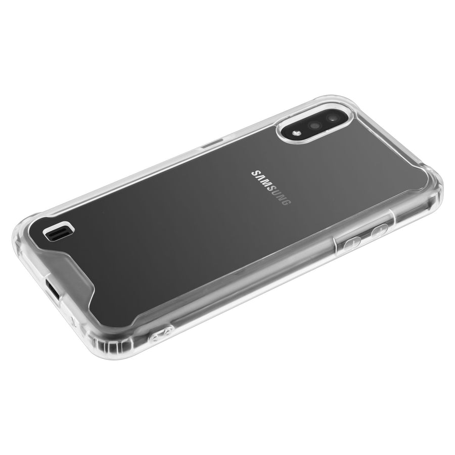 Asmyna Sturdy Gummy Cover for Samsung Galaxy A01 - Highly Transparent Clear / Transparent Clear - ASAMA01CASKGM0141-5.jpg