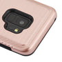 Asmyna Brushed Hybrid Protector Cover (with Carbon Fiber Accent) for Samsung Galaxy S9 - Rose Gold / Black - ASAMS9HPCSAAS492WP-3.jpg
