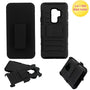 Asmyna Advanced Armor Stand Protector Cover Combo (with Black Holster) for Samsung Galaxy S9 Plus - Black / Black - ASAMS9PLUSHPCSAASCMB201NP-1.jpg