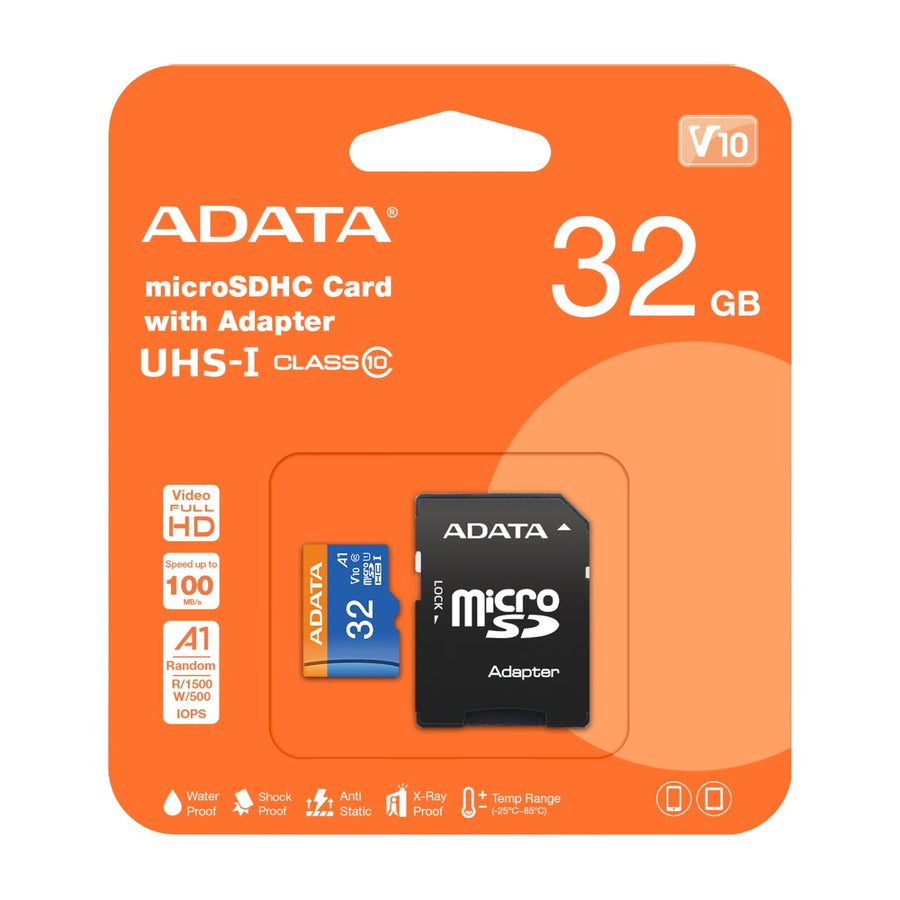 ADATA Micro SD Card (Class 10) 32G - Black