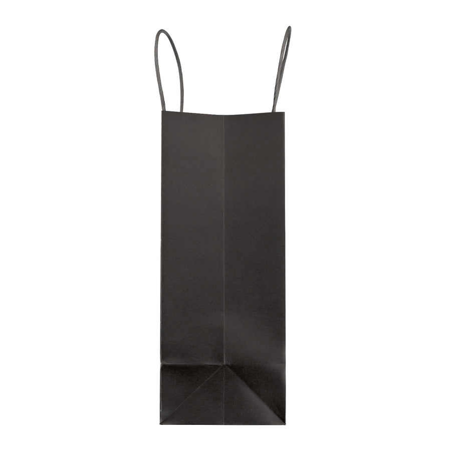 Boost Mobile Retail Paper Bag with Handle 25 pack (L=7.87*W=3.94*H=10.04 inch) - Black - BAG201025BK-2.JPG