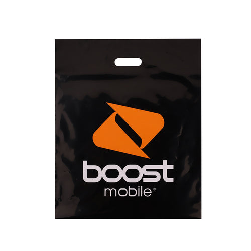 Boost Large Plastic  Mobile Shopping Bags 100 Ct (L=18.11*W=15.16 inch) - Black - BAGP4638BK.JPG