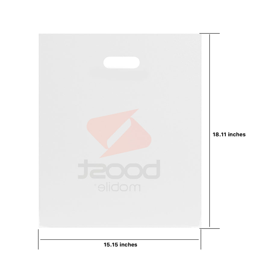 Boost Large Plastic  Mobile Shopping Bags 100 Ct,(L=18.11*W=15.16 inch) - White - BAGP4638WT-1.JPG