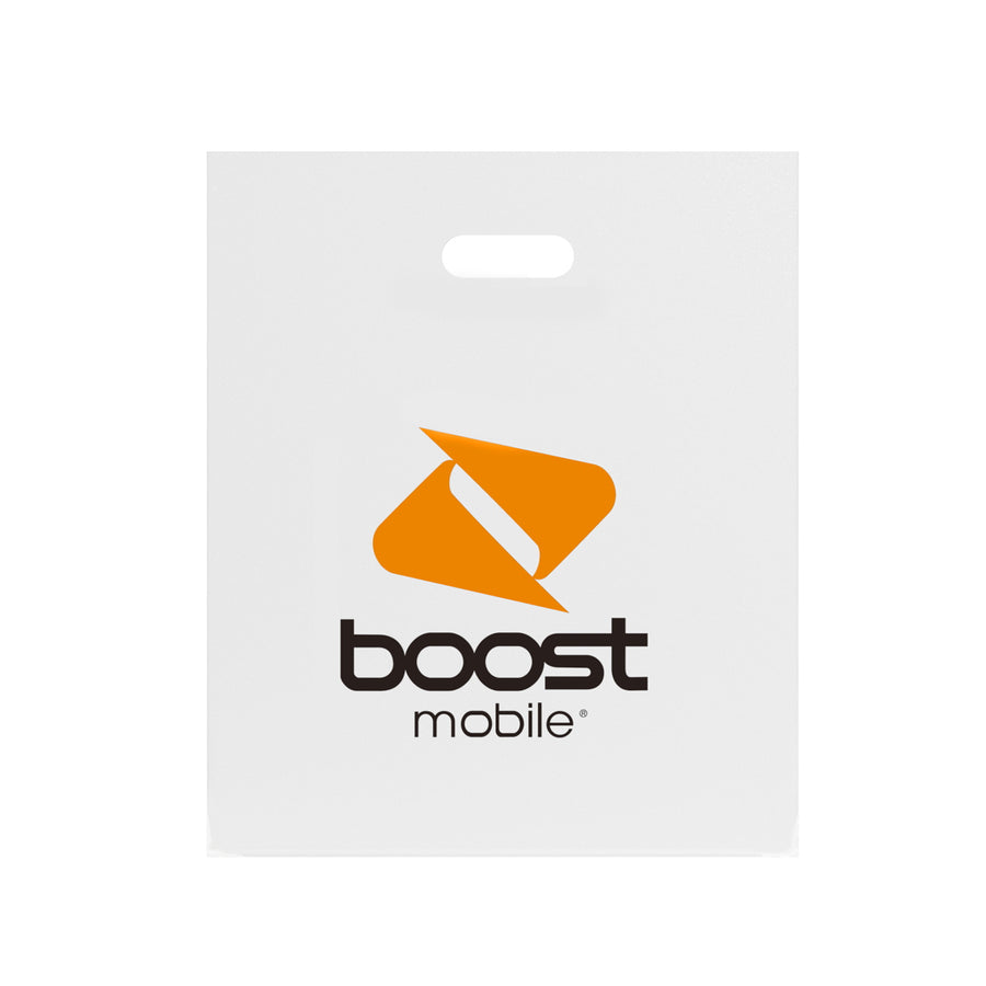 Boost Large Plastic  Mobile Shopping Bags 100 Ct,(L=18.11*W=15.16 inch) - White - BAGP4638WT.JPG