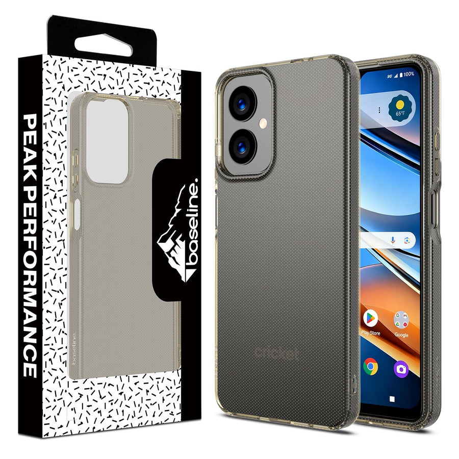 baseline Clear Series for Cricket Icon 2026/At&t Propel 3 5G - Smoke