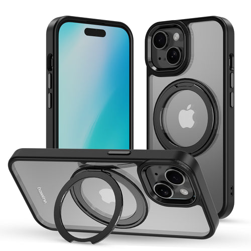 baseline RingRound 360° Kickstand Case w/ MagSafe for Apple iPhone 17e / 16e / 14 / 13 - Black - BIP13CSFGMS331-2.jpg