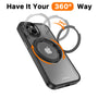 baseline RingRound 360° Kickstand Case w/ MagSafe for Apple iPhone 17e / 16e / 14 / 13 - Black - BIP13CSFGMS331-9.jpg