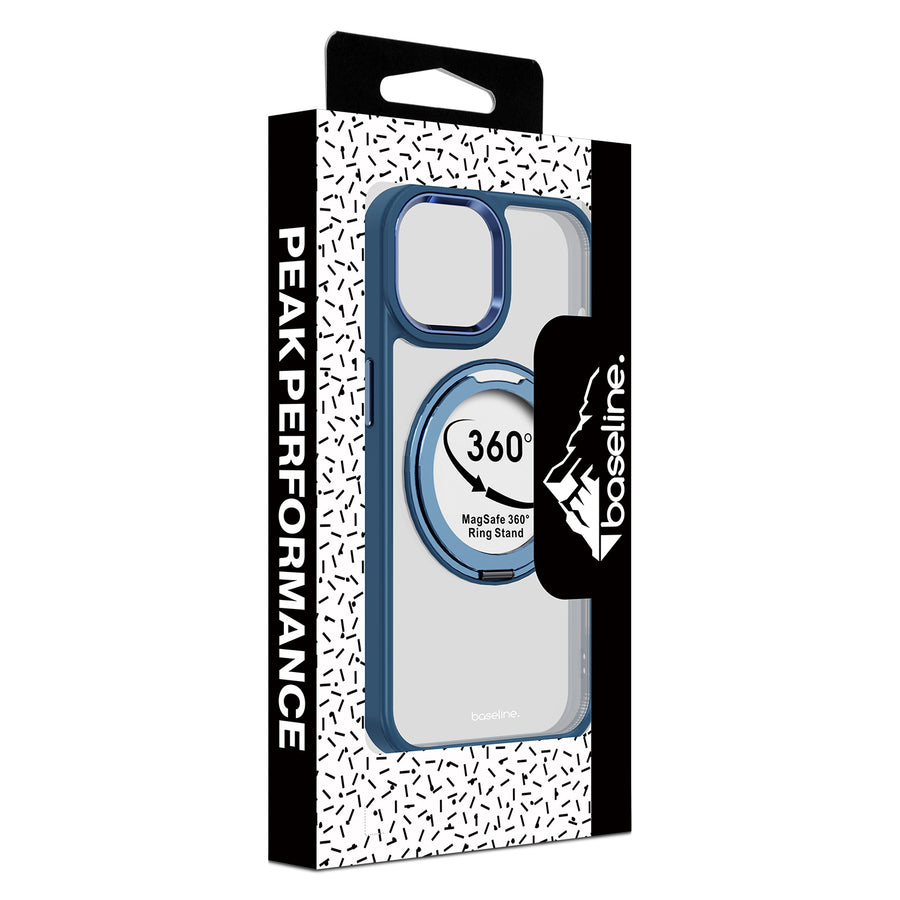 baseline RingRound 360° Kickstand Case w/ MagSafe for Apple iPhone 17e / 16e / 14 / 13 - Blue - BIP13CSFGMS332-10.jpg
