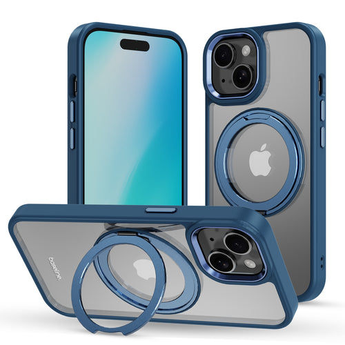 baseline RingRound 360° Kickstand Case w/ MagSafe for Apple iPhone 17e / 16e / 14 / 13 - Blue - BIP13CSFGMS332-2.jpg