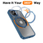 baseline RingRound 360° Kickstand Case w/ MagSafe for Apple iPhone 17e / 16e / 14 / 13 - Blue - BIP13CSFGMS332-9.jpg