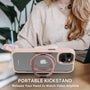 baseline RingRound 360° Kickstand Case w/ MagSafe for Apple iPhone 17e / 16e / 14 / 13 - Pink - BIP13CSFGMS333-7.jpg