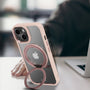 baseline RingRound 360° Kickstand Case w/ MagSafe for Apple iPhone 17e / 16e / 14 / 13 - Pink - BIP13CSFGMS333-8.jpg