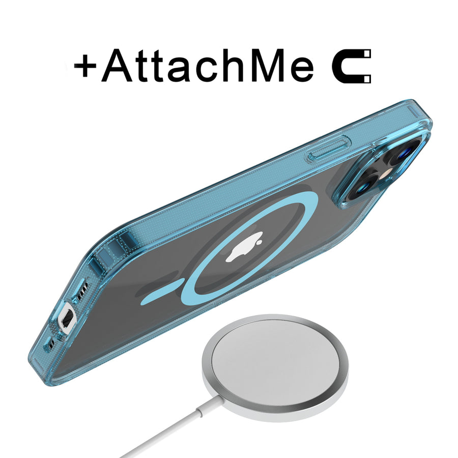 baseline Clear Series MagSafe Case for Apple iPhone 17e / 16e / 14 / 13 - Blue - BIP13CSFSST223-7.jpg