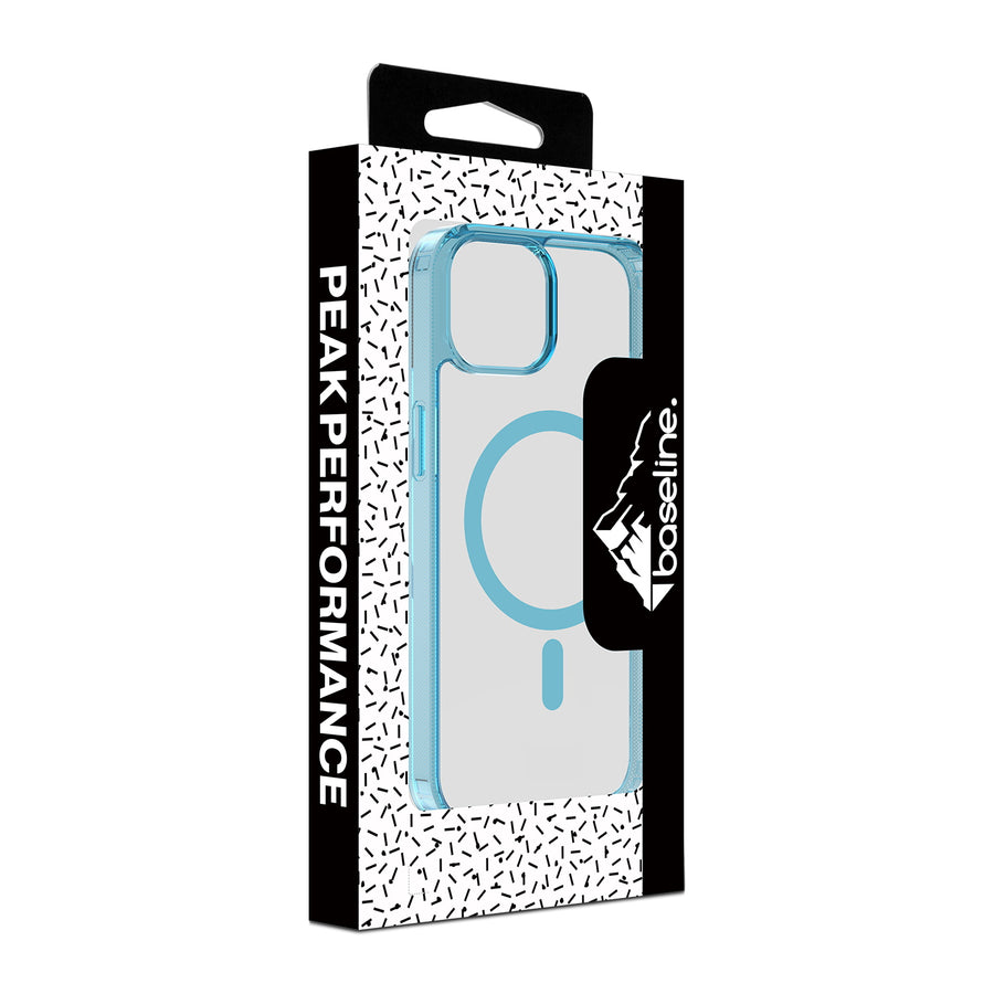 baseline Clear Series MagSafe Case for Apple iPhone 17e / 16e / 14 / 13 - Blue - BIP13CSFSST223-8.jpg