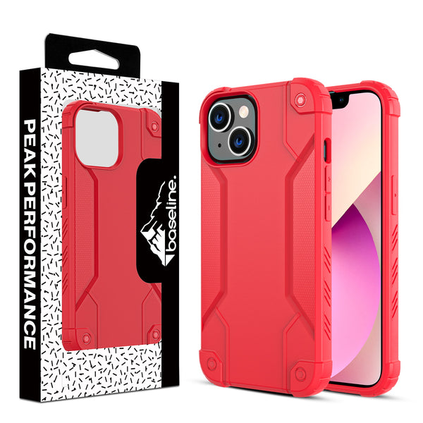 baseline Tactile Series  Case for Apple iPhone 17e / 16e / 15 / 14 - Red - BIP13CSTPUTS613-1.jpg