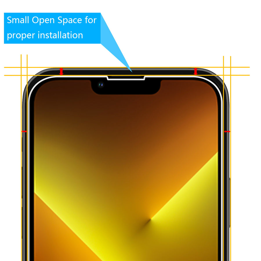 baseline Tempered Glass Screen Protector (2.5D) for Apple iPhone 17e / 16e / 14 / 13 - Clear - BIP13PSC90-3.jpg