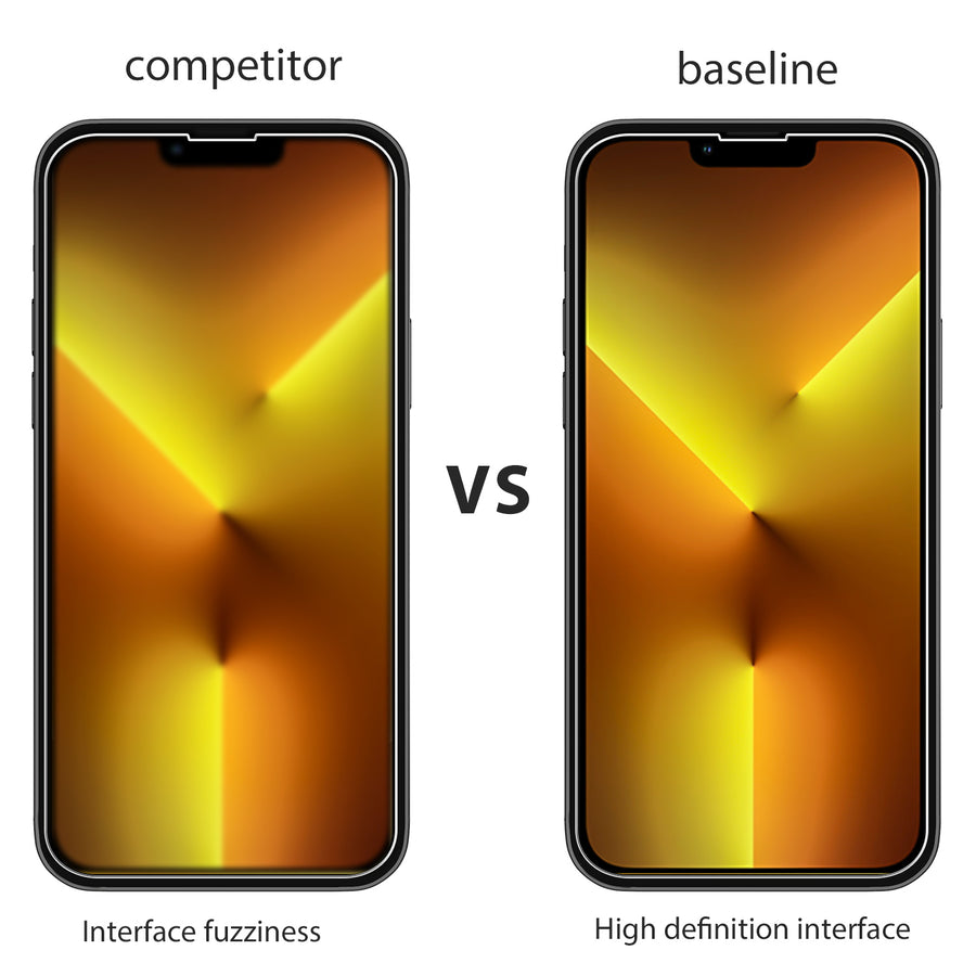 baseline Tempered Glass Screen Protector (2.5D) for Apple iPhone 17e / 16e / 14 / 13 - Clear - BIP13PSC90-5.jpg