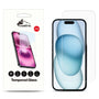 baseline Tempered Glass Screen Protector (2.5D) for Apple iPhone 15 - Clear