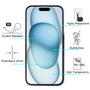 baseline Tempered Glass Screen Protector (2.5D) for Apple iPhone 15 - Clear - BIP15SC90-4.jpg