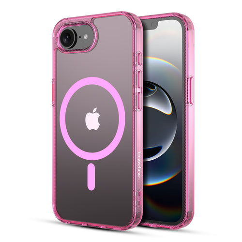 baseline Clear Series MagSafe Case for Apple iPhone 17e / 16e - Pink - BIP16ECSFSST222-2.jpg