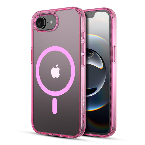 baseline Clear Series MagSafe Case for Apple iPhone 17e / 16e - Pink - BIP16ECSFSST222-2.jpg