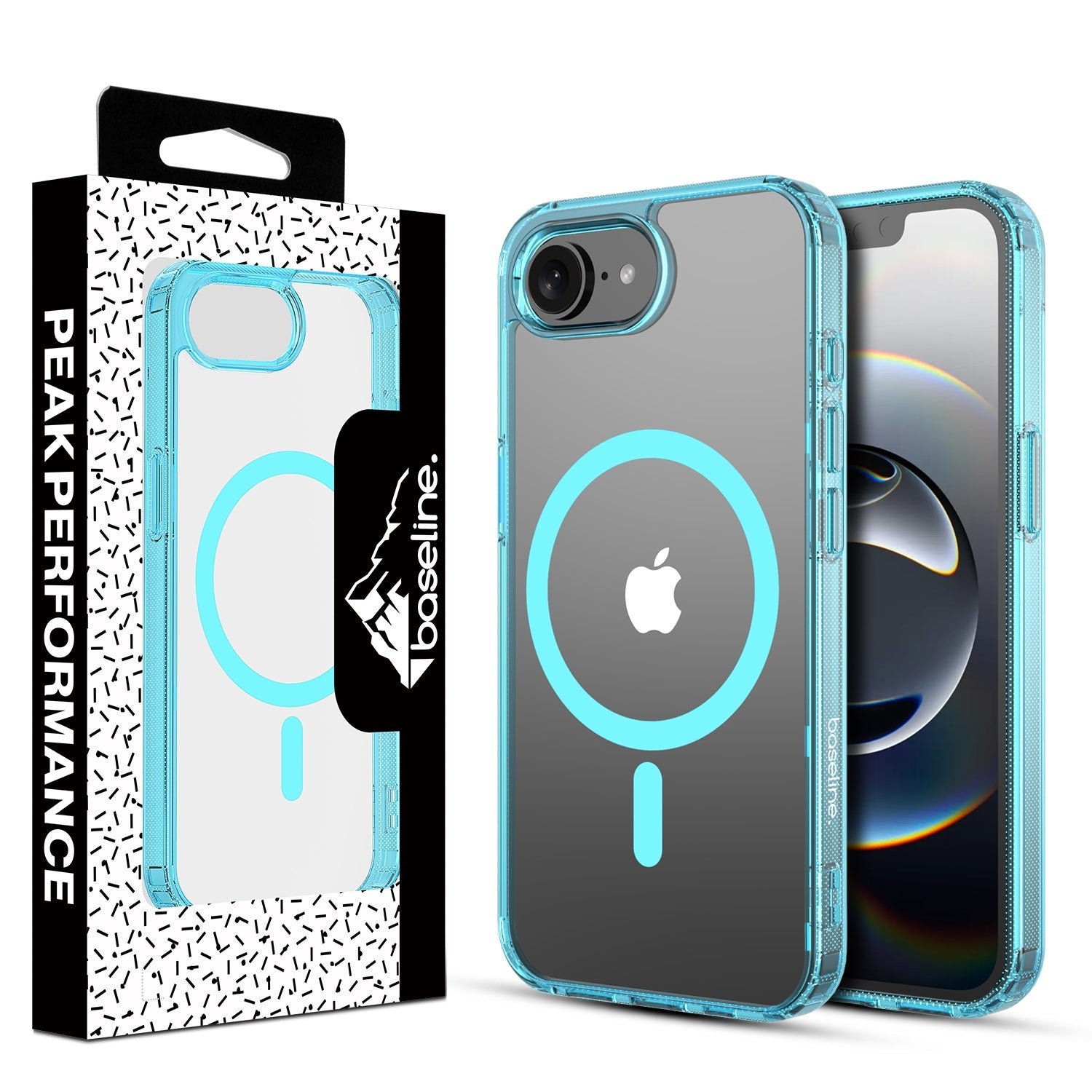 baseline Clear Series MagSafe Case for Apple iPhone 17e / 16e - Blue
