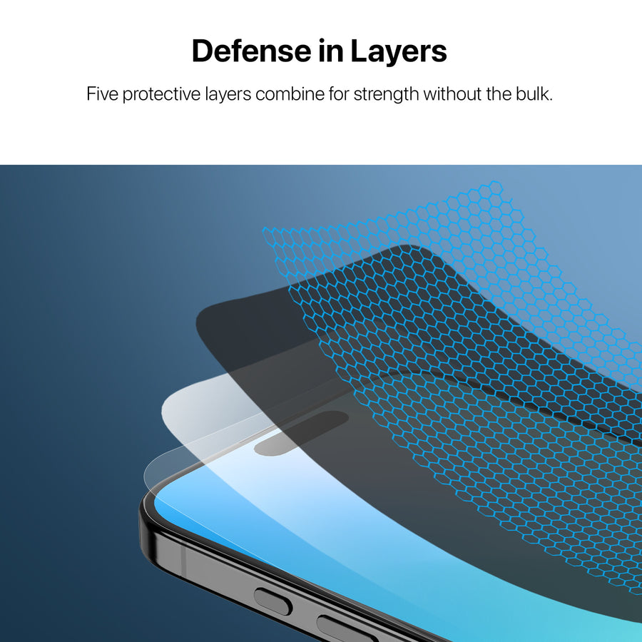 baseline Privacy Full Coverage Tempered Glass Screen Protector for Apple iPhone 16 / 15 / 15 Pro / 14 Pro - Black - BIP16SCF112-5.jpg