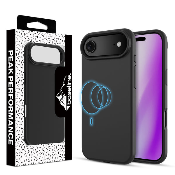 baseline Essence Series Silicone MagSafe Case for Apple iPhone Air - Jet Black - BIP17ACSLSM601-1.jpg