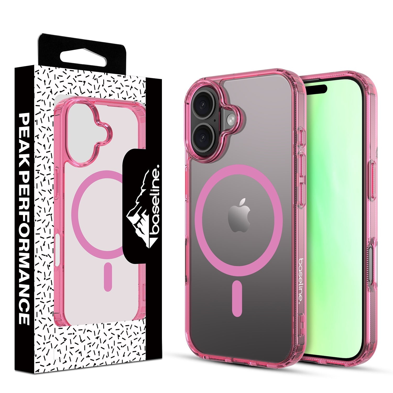 baseline Clear Series MagSafe Case for Apple iPhone 17 - Pink